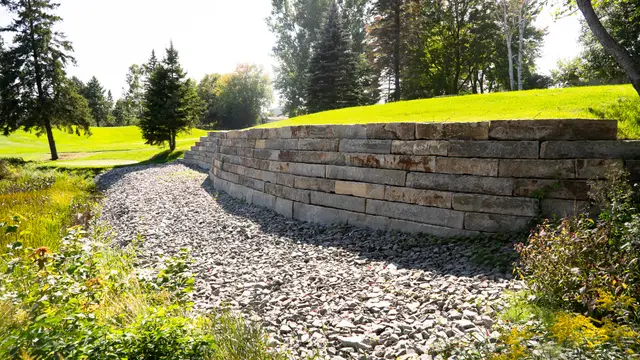 Armour Stone — Heavy-duty stone built for shoreline protection, retaining structures and demanding applications.