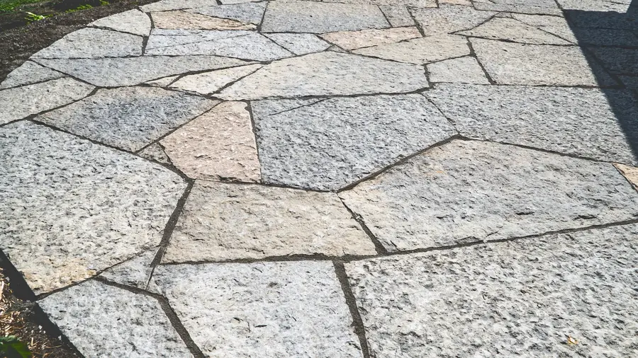 Circular Patio — Stone Detail