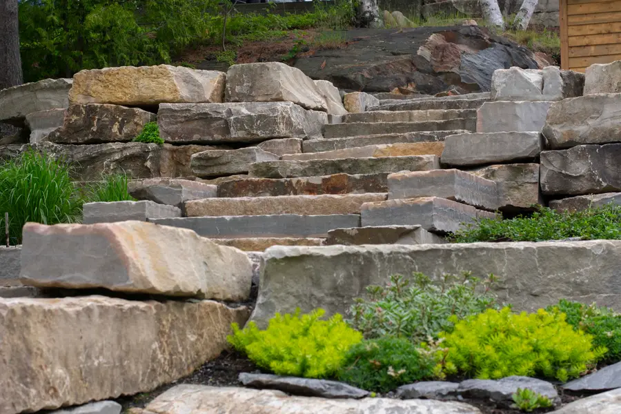 Hillside Property — Staircase Detail