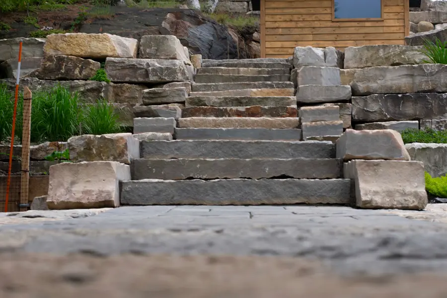 Hillside Property — Staircase Overview