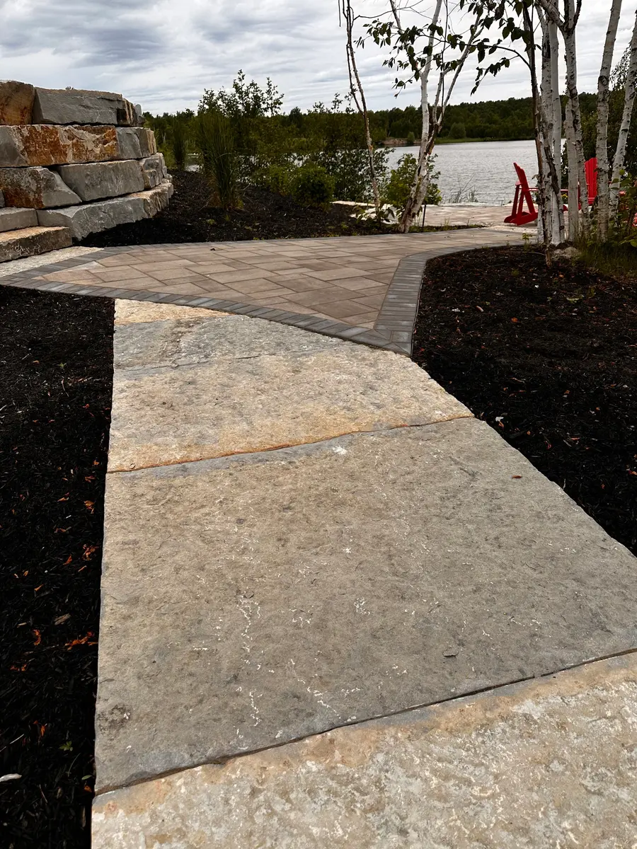 Lakefront Walkway — Stone Detail
