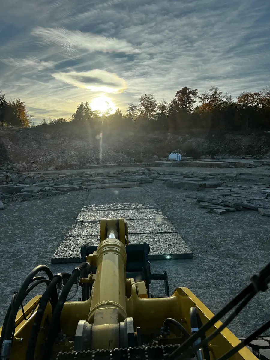 Quarry Yard — Slabs Prepared For Delivery